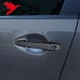 Накладка на ручки боковой двери Subaru Forester в черно