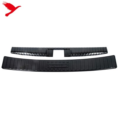 Защита Заднего Бампера Toyota Land Cruiser Lc250 из Нержавеющей Стали, Черного Цвета.