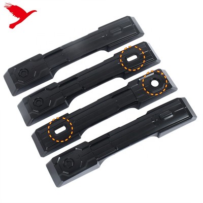 Накладки на ручки Toyota Land Cruiser Prado, хром ABS, 