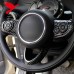 Накладка на кнопки на руль для BMW Mini Cooper черного 