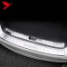 Защитная накладка на бампер Honda Civic из нержавеющей 