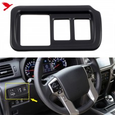 Крышка Кнопки Переключения Головной Свет для Toyota 4runner 2010-2024: Матовый Черный Abs.