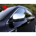 Зеркальная крышка Renault Kadjar ABS хромированная, чер