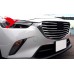 Хромированная передняя решетка для Mazda CX-3. Вставка 