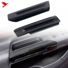Карбоновые Черные Ручки для Ford Mustang 2024-2025 - Стильный Аксессуар для Интерьера!