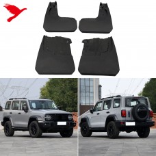 Новые Передние и Задние Брызговики Great Wall Voleex C30, Черного Цвета, из Пластика (Внедорожная версия)