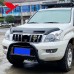 Черная защита капота для Toyota Prado FJ120 2003-2009. 