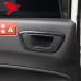 Накладка на боковую дверь Ford Fiesta, Черный ABS-пласт