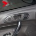 Накладка на боковую дверь Ford Fiesta, Черный ABS-пласт