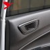 Накладка на боковую дверь Ford Fiesta, Черный ABS-пласт