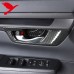 Черная крышка ручки двери для Honda CR-V 2023 из углеро