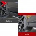 Брызговики Mitsubishi Outlander, пластик, черные, 4 шт.