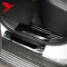 Накладки на порог для Mitsubishi Outlander из нержавеющ