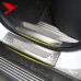 Накладки на порог для Mitsubishi Outlander из нержавеющ