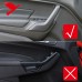 Рамка крышки передней двери для Ford Fiesta MK6. Черный