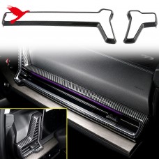 Вентиляционные Полосы для Kia Sportage в Черном Цвете из Углеродного Волокна