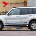 Хромированная боковая панель Mitsubishi Pajero серебрис