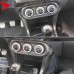 Крышка панели Mitsubishi Lancer X, ABS, черного цвета.