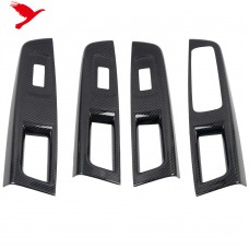 Обшивка Панели Переключателя Окон Subaru Impreza Wrx/sti 2008-2014, Abs, Углеродное Волокно, Зернистость