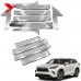 Пороги Toyota Highlander из нержавеющей стали - стильна
