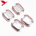 Накладки на дверные ручки Mitsubishi Pajero, ABS, цвет 