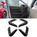 Дверные ручки и подлокотник Audi A3 2021 в черном углер