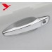 Накладки на дверные ручки Peugeot 508, хромированные из
