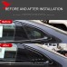 Четверть окна Chevrolet Malibu 2016-2019: совок из АБС-