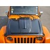 Черная стальная крышка капота для Jeep Wrangler JK - ид
