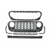 Передняя решетка для Jeep Wrangler JL из матово-черного