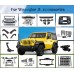 Подножки для Jeep Wrangler JL из нержавеющей стали, цве