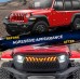Решетка переднего бампера Акула для Jeep Gladiator и Wr