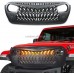Решетка переднего бампера Акула для Jeep Gladiator и Wr