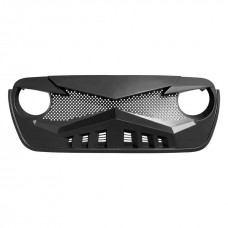 Решетка Переднего Бампера для Jeep Wrangler Jk - Глянцевая Черная в Стиле Hawke Grille
