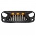 Решетка Parts for Jeep Wrangler JK черная с подсветкой.