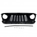 Решетка Parts for Jeep Wrangler JK черная с подсветкой.