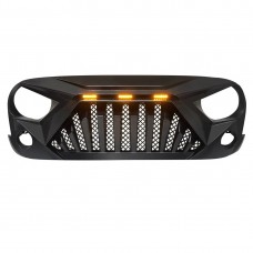 Решетка Parts For Jeep Wrangler Jk Черная с Подсветкой.
