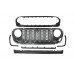 Новая черная передняя решетка для Jeep Wrangler JL - ид