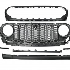 Новая Передняя Решетка из Абс для Jeep Wrangler Jl - Стиль и Надежность!