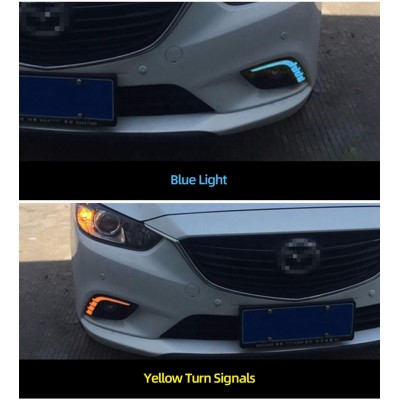 Дневные ходовые огни DRL для Mazda Atenza с поворотным 