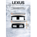 Колпачки на диски Лексус 62 мм, Заглушки для литых дисков Lexus, 4 шт. Набор эмблем на колеса