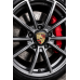 Колпачки на литые диски Porsche (Порше) 65 мм, 4 шт. Заглушки для дисков с логотипом, центр колеса