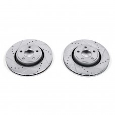 Комплект Тормозных Дисков  Powerstop K5951 для Grand Cherokee на 2 Колеса Спереди.