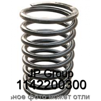 Пружина ходовой части JP Group 1142200300