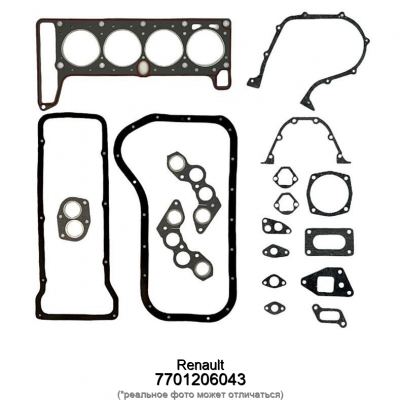 Комплект прокладок конд. Renault 7701206043