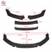 Honghang Brand Factory Hot Sale Car Carbon Fiber Look Универсальный разделитель губ переднего бампера - tuningdom.ru