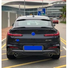 Спойлер для Bmw X4 G02 2019-2020, Черный/Карбон