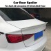 Спойлер Audi A3 2014-2016 Черный/Белый ABS - купить в интернет-магазине TuningDom