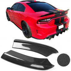 Спойлер для Dodge Charger 2015-2021, Черный/Карбон