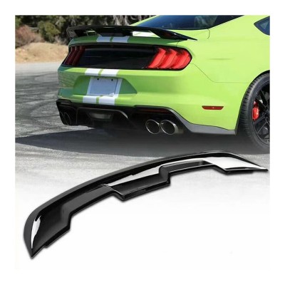 Спойлер DASENER для Ford Mustang GT 500 на tuningdom.ru: качественный ABS пластик, неокрашенный/матовый черный